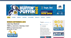 Desktop Screenshot of huffinpuffinmarathon.com